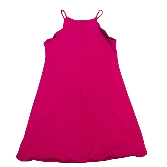 Aqua Mini Cocktail Scalloped Dress Size XS Pink - Picture 2 of 8